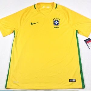 Nike Dri Fit  2016 Brazil soccer football jersey